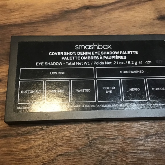 Smashbox eyeshadow pallet and spectrum brush, cool effect Smashbox blue pallet - Picture 7 of 11